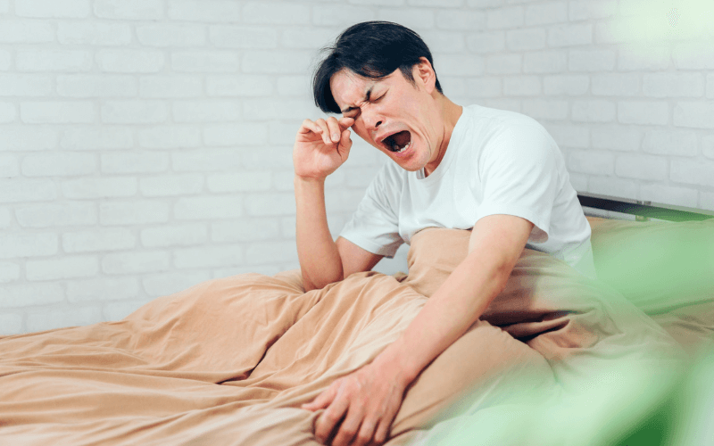 睡眠不足によって男性ホルモンが過剰に分泌